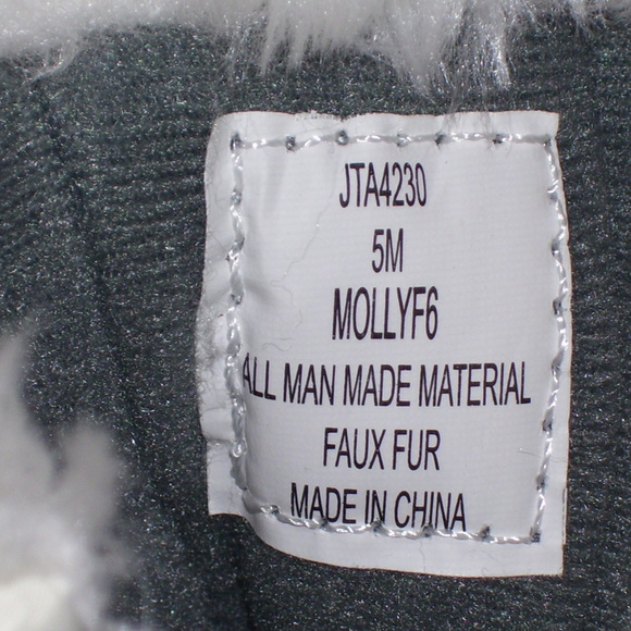 US Polo Assn 5M Baby  Girl White Boots Faux Fur … - Picture 7 of 8